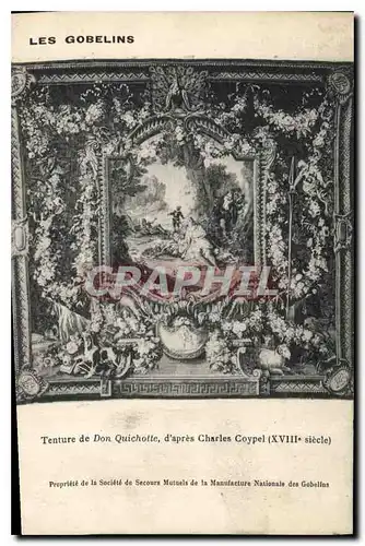 Cartes postales Les Gobelins Tenture de Don Quichotte d'apres Charles Coypel