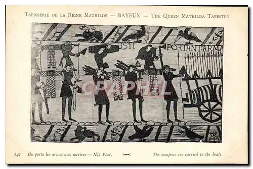 Cartes postales Tapisserie de la Reine Mathilde Bayeux