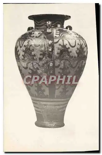 Ansichtskarte AK Musee National d'Athenes Vase de Style Cretois du Palais Trouve a Cacovatos