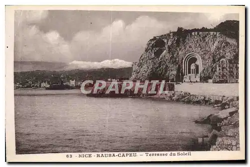 Cartes postales Nice Rauba Capeau Terrasse du Soleil