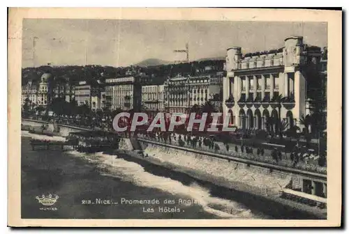 Cartes postales Nice Promenade des Anglais Les Hotels