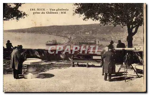 Cartes postales Nice Vue generale prise du Chateau Lunette Longue vue