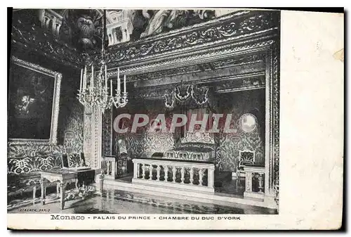 Cartes postales Monaco Palais du Prince Chambre du Duc d'York