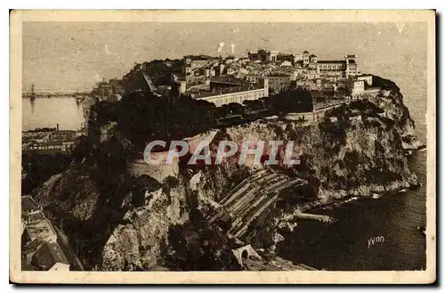 Cartes postales Cote d'Azur Monaco Principaute de Le Rocher