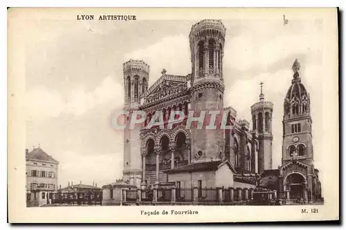 Cartes postales Lyon Facade de Fourviere