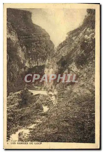 Cartes postales Les Gorges du Loup