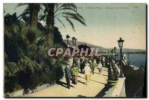 Cartes postales Monte Carlo Un coin des Terrasses