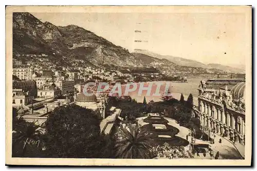 Cartes postales Monte Carlo Alpes Maritimes Vue generale sur le Cap Martin