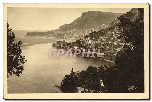 Ansichtskarte AK La Principaute de Monaco vue de Roquebrune