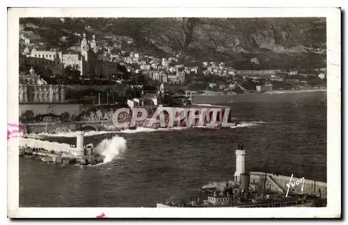 Cartes postales Monte Carlo L'Entree du Port et le Tir aux Pigeons