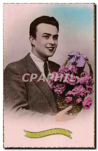 Cartes postales Homme St Eloi Fleurs