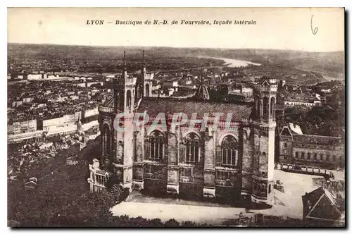 Ansichtskarte AK Lyon Basilique de ND de Fourviere facade laterale