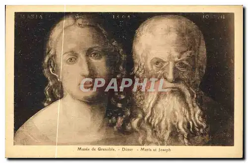 Cartes postales Musee de Grenoble Durer Marie et Joseph