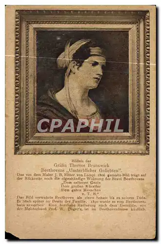 Cartes postales Bildnis der Grafin Therese Brunswick