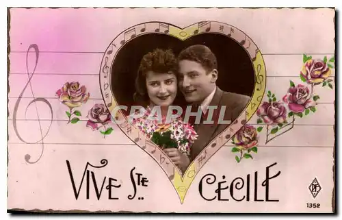 Cartes postales Vive Ste Cecile Femme