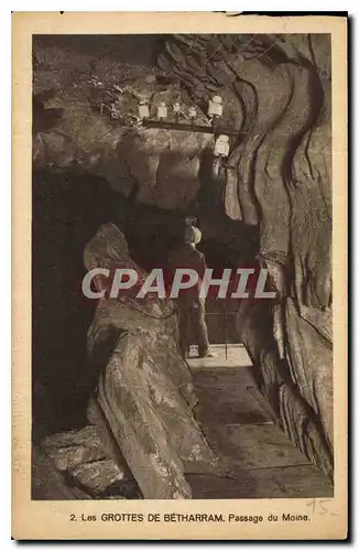 Cartes postales Les Grottes de Betharram Passage du Moine