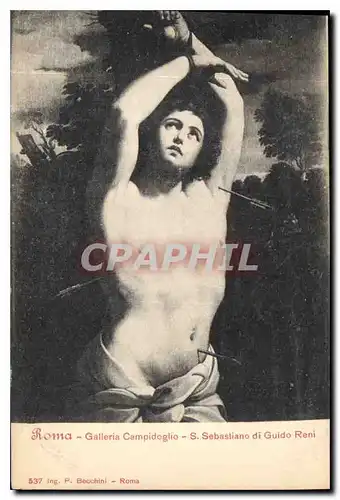 Cartes postales Roma Galleria Campidoglio S Sebastiano di Guido Reni