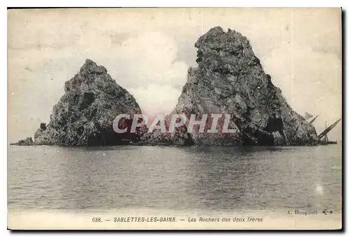 Cartes postales Sablettes les Bains Les Rochers des deux freres