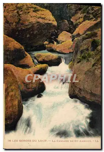 Cartes postales Les Gorges du Loup La Cascade de St Arnoux