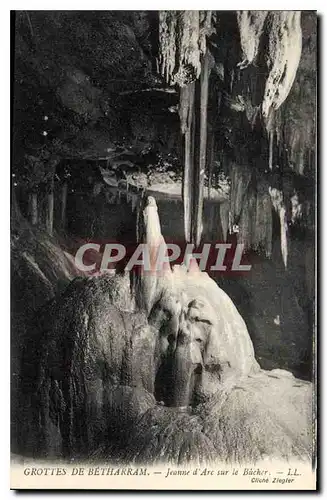 Ansichtskarte AK Grottes de Betharram Jeanne d'Arc sur le Bucher