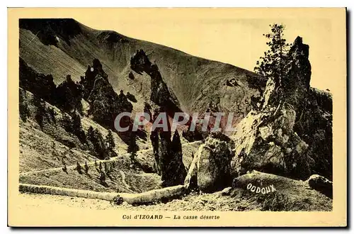 Cartes postales Col d'Izoard La casse deserte