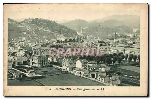 Cartes postales Lourdes Vue generale