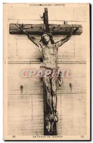 Cartes postales Notre Dame de Lorette Le Christ de Carency