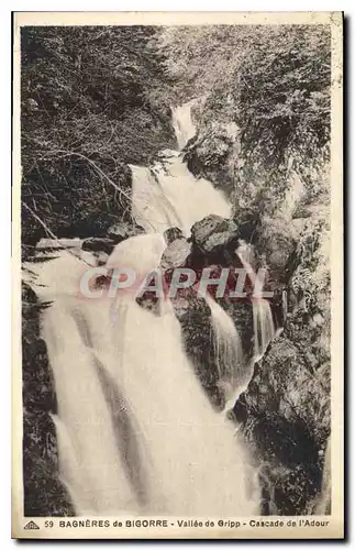 Ansichtskarte AK Bagneres de Bigorre Vallee de Gripp Cascade de l'Adour