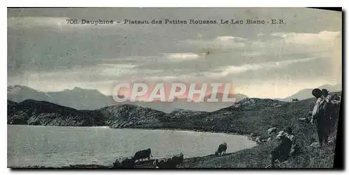 Cartes postales Dauphine Plateau des Petites Rousses Le Lac Blanc