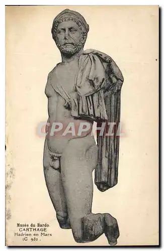 Cartes postales Musee du Bardo Carthage Hadrien en Mars