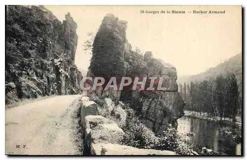 Ansichtskarte AK Gorges de la Sioule Rocher Armand