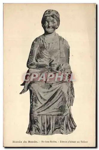 Cartes postales Musee du Bardo Bir bou Rekba Deese allaitant un Enfant
