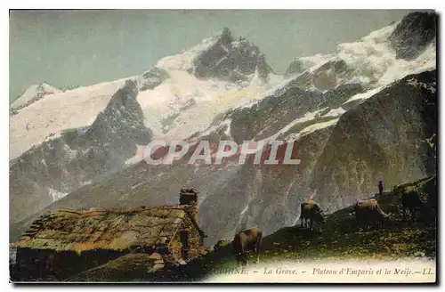 Cartes postales Dauphine La Grave Palteau d'Emparis et la Meije