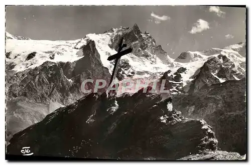 Cartes postales Alpes La Route de Grands col Environs de la Grave vue prise de la route de Chazelet