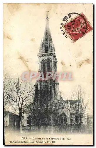 Cartes postales Gap Clocher de la Cathedrale