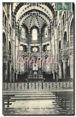 Cartes postales Gap Interieure de la Cathedrale