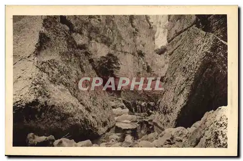 Ansichtskarte AK Gorges du Verdon Blocs monumentaux entre les Bauchers et le Maugu vue prise vers aval