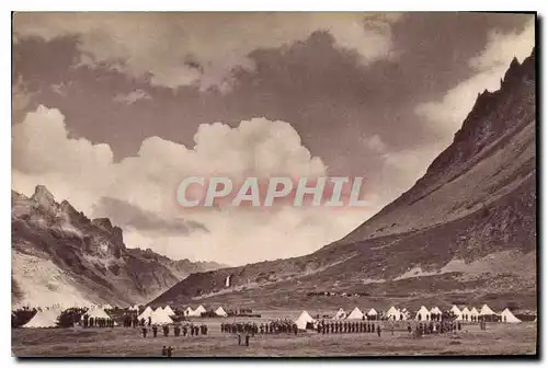 Cartes postales Bivouac en Montagne Chasseurs alpins