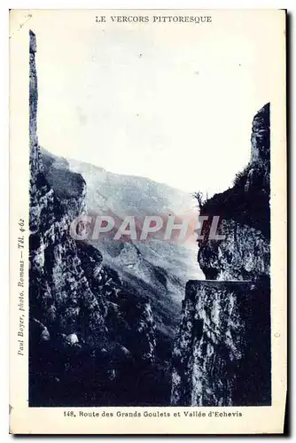 Cartes postales Route des Grands et vallee d'Echives