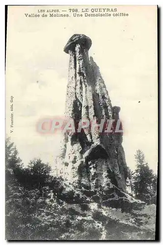 Ansichtskarte AK Les Alpes Le Queyras Vallee de Molines Une Demoiselle Coiffee