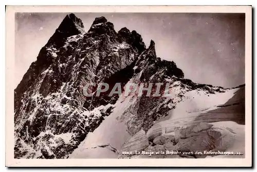 Cartes postales La Meije et la Breche vues des Enfercharras