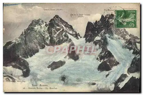 Cartes postales Les Alpes Grande Ruine Pic Bourcet