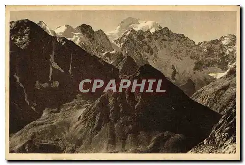 Cartes postales Massif de Pelvoux Barre des Ecrins