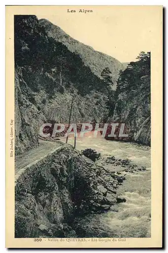 Ansichtskarte AK Les Alpes Valle du Queyras Les Gorges du Guil
