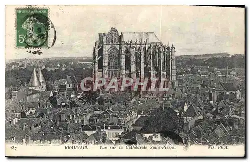 Cartes postales Beauvais Vue sur la Cathedrale Saint Pierre