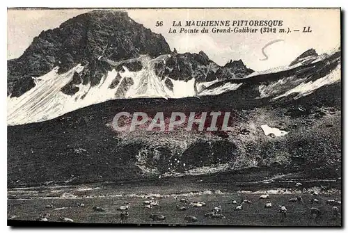 Ansichtskarte AK La Maurienne Pittoreque La Pointe du Grand Galibiers 3242 m