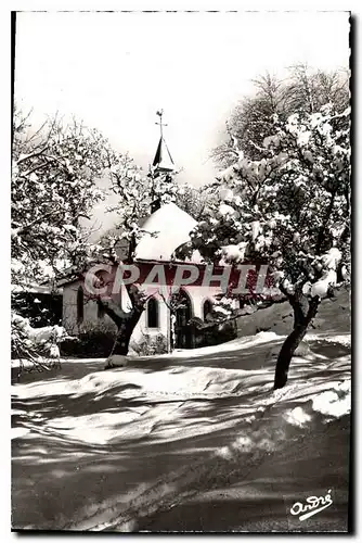 Cartes postales Les Alpes en Hiver Chapelle en Montagne