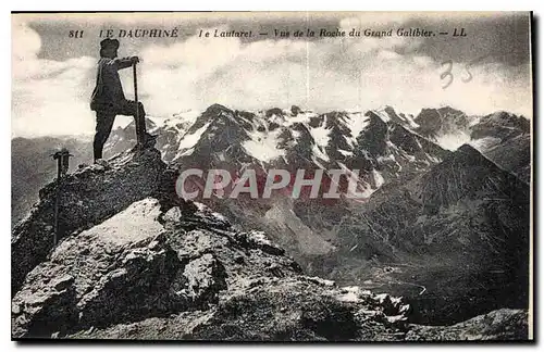 Ansichtskarte AK Le Dauphine le lautaret Vue de la Roche du Grand Galibier