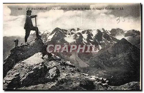 Cartes postales Le Dauphine le lautaret Vue de la Roche du Grand Galibier