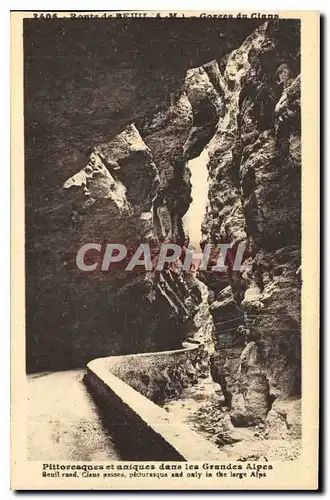 Cartes postales Route de Beuil AM Gorges du Cians